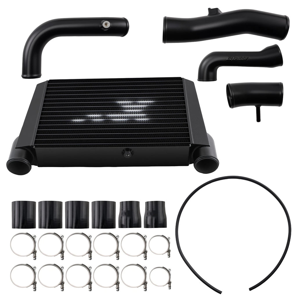 Front Mount Intercooler Kit for Toyota GT86 (2017–2021) Aluminum Black Pipes