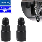 2PCS 3/8" EFI Fuel Fitting 6AN Hardline Screw On for LSX LS LS6 (2005–2023)