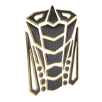 Motorcycle Oil Fuel Tank Pad Cover Guard Protector Decal Sticker Gold for