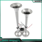 2 Trumpet Electric Horn for Marine Applications (Stainless Steel)
