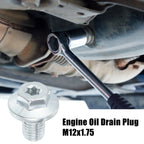 Set of 4 M12x1.75 Engine Oil Drain Plug Screws for Chevrolet Malibu 
