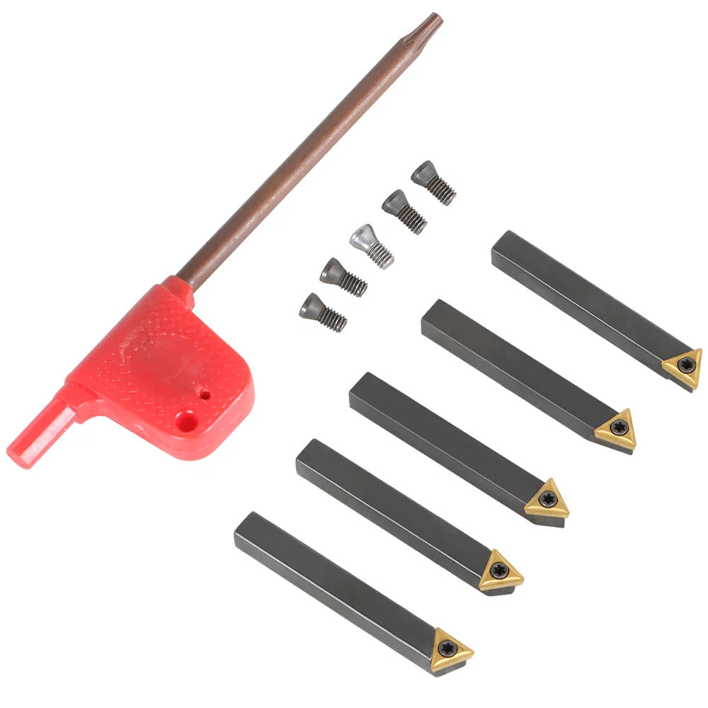 Set of 5 Milling Cutters for Turning (1/4" x 2")