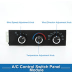 HVAC A/C Heater Climate Control Panel for Chevrolet Express 1500 2500 3500 4500 (2003–2021)