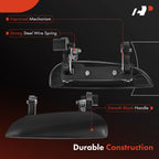 Rear Driver Smooth Black Exterior Door Handle for Kia Rio (2001-2002)