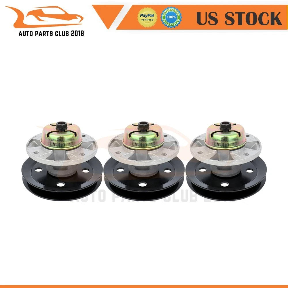 3X Spindle Assembly with Pulley for John Deere (AM121342)
