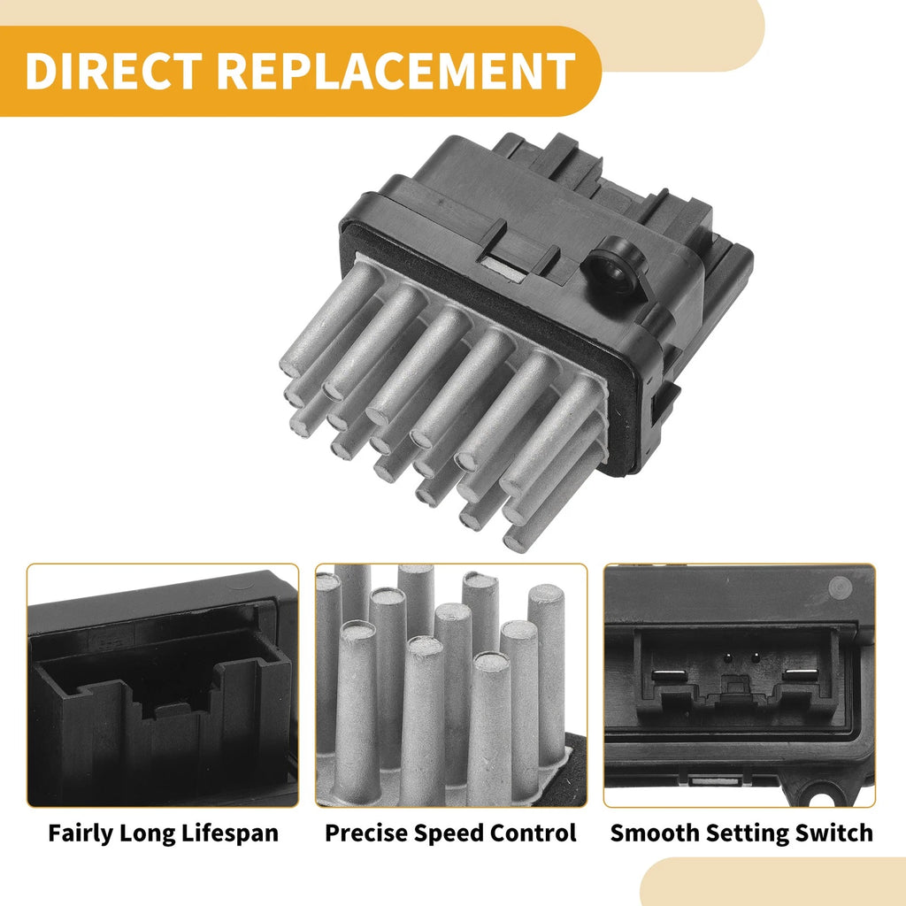 HVAC Blower Motor Resistor No. 6G9T19E624AA for Ford Edge (2018–2024)