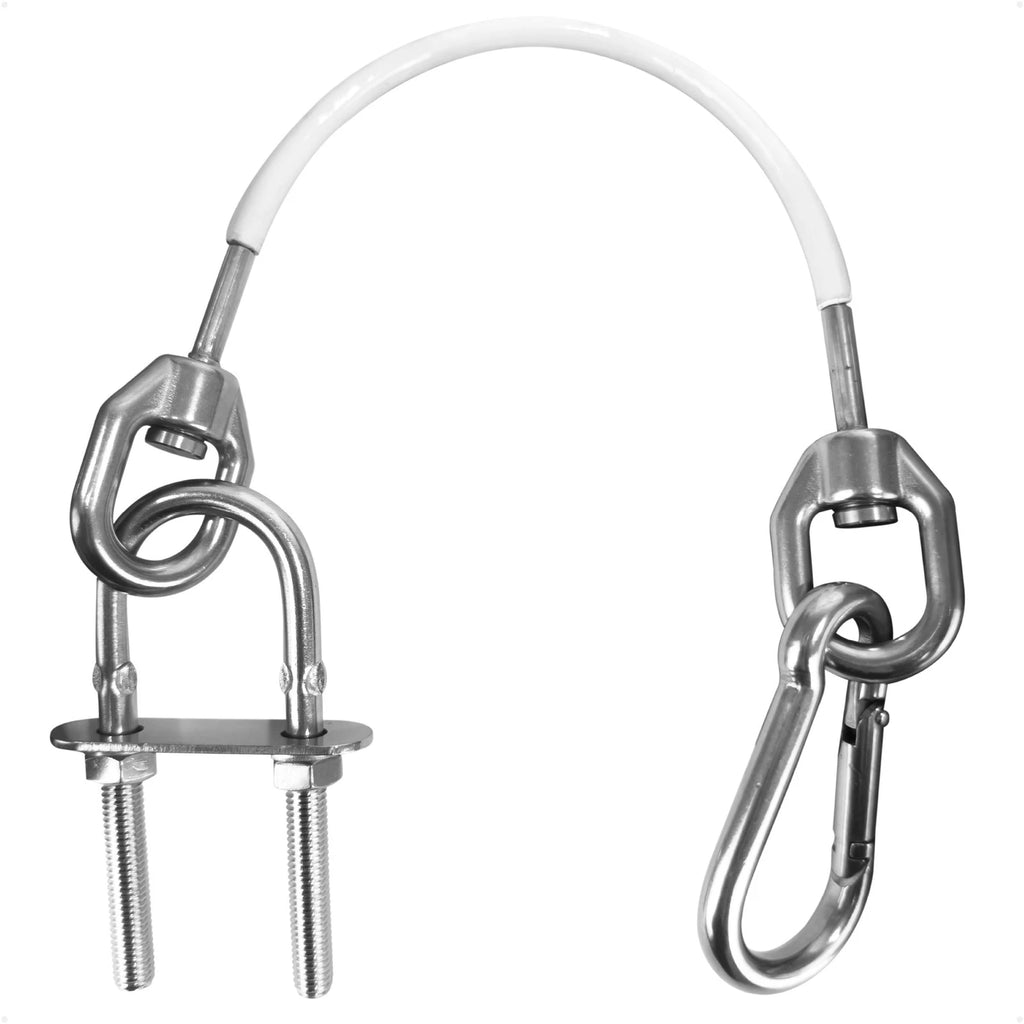 12-Inch Anchor Safety Strap for Universal Use (PVC Coated, Stainless Steel)