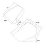 Rider Driver & Passenger Seats for Harley Fat Boy (2018–2025)