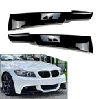 1 Pair Front Bumper Lip Corner Splitters for BMW E90 E91 LCI M-Tech (2009–2013)