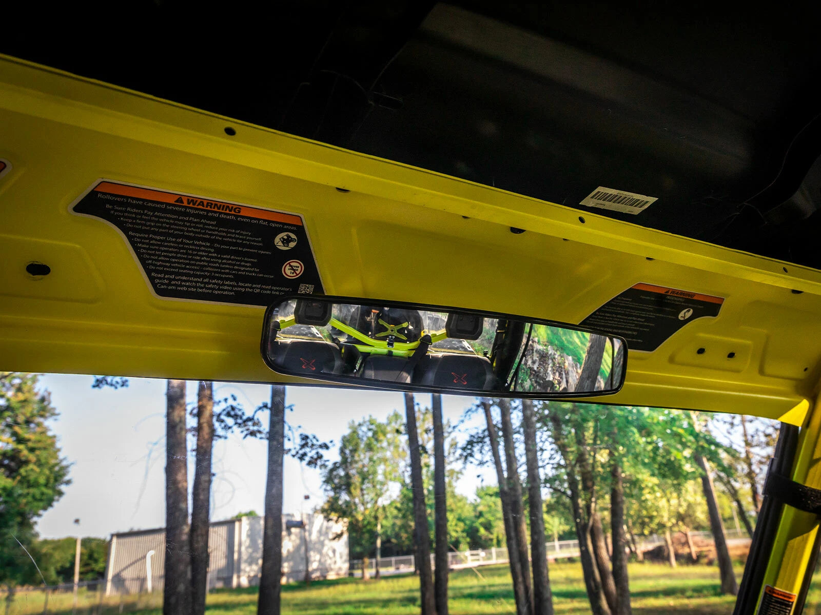 17" Curved Rear View Mirror for Can-Am Defender (2016–2023)