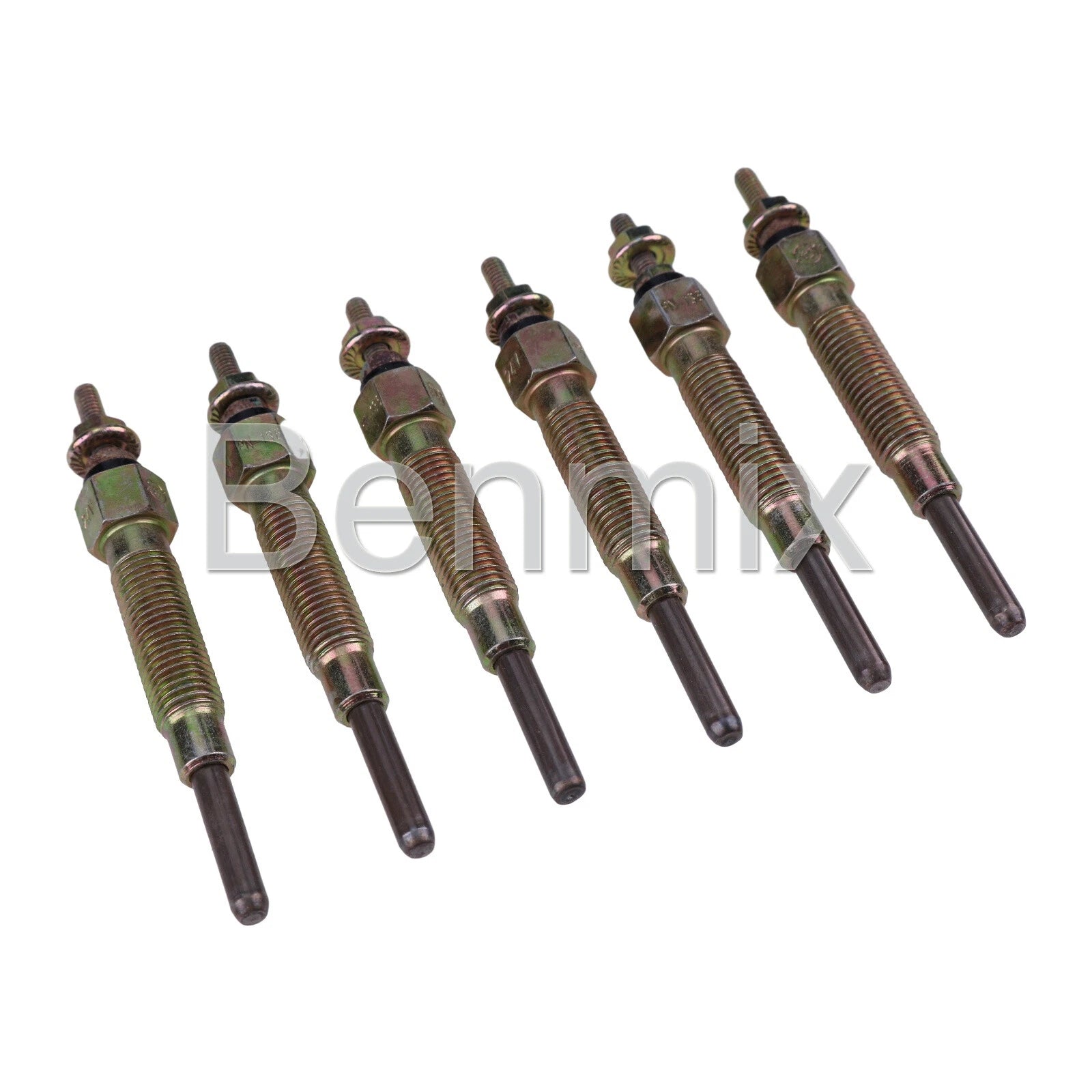 Set of 6 Glow Plugs 11065-10T01 for Nissan Patrol GR Y60 (1987–1997)