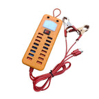 16-Port USB Car Battery Power Adapter for Multi Device Charging