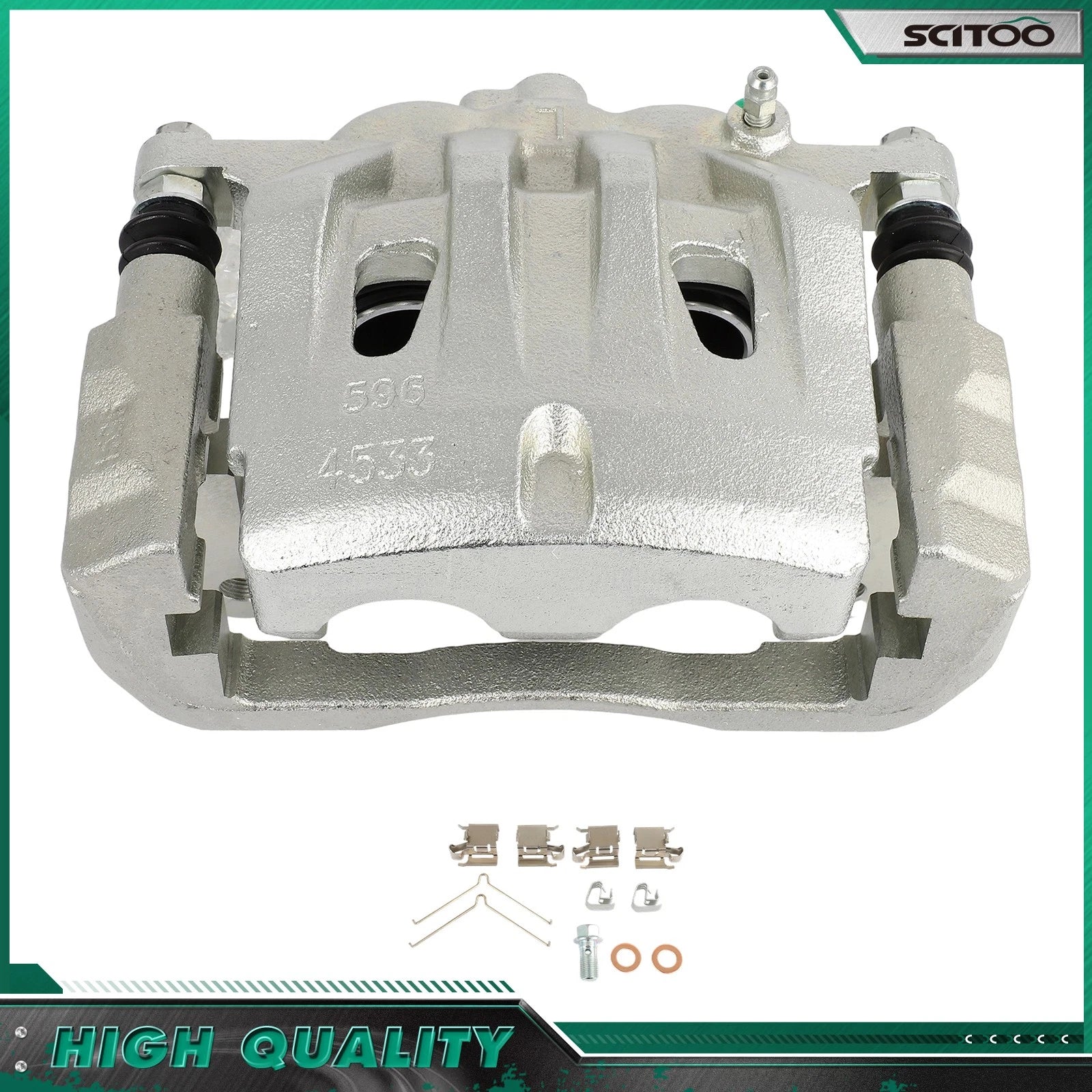 Front Left Brake Caliper w/ Bracket for Toyota Highlander (2008–2013)