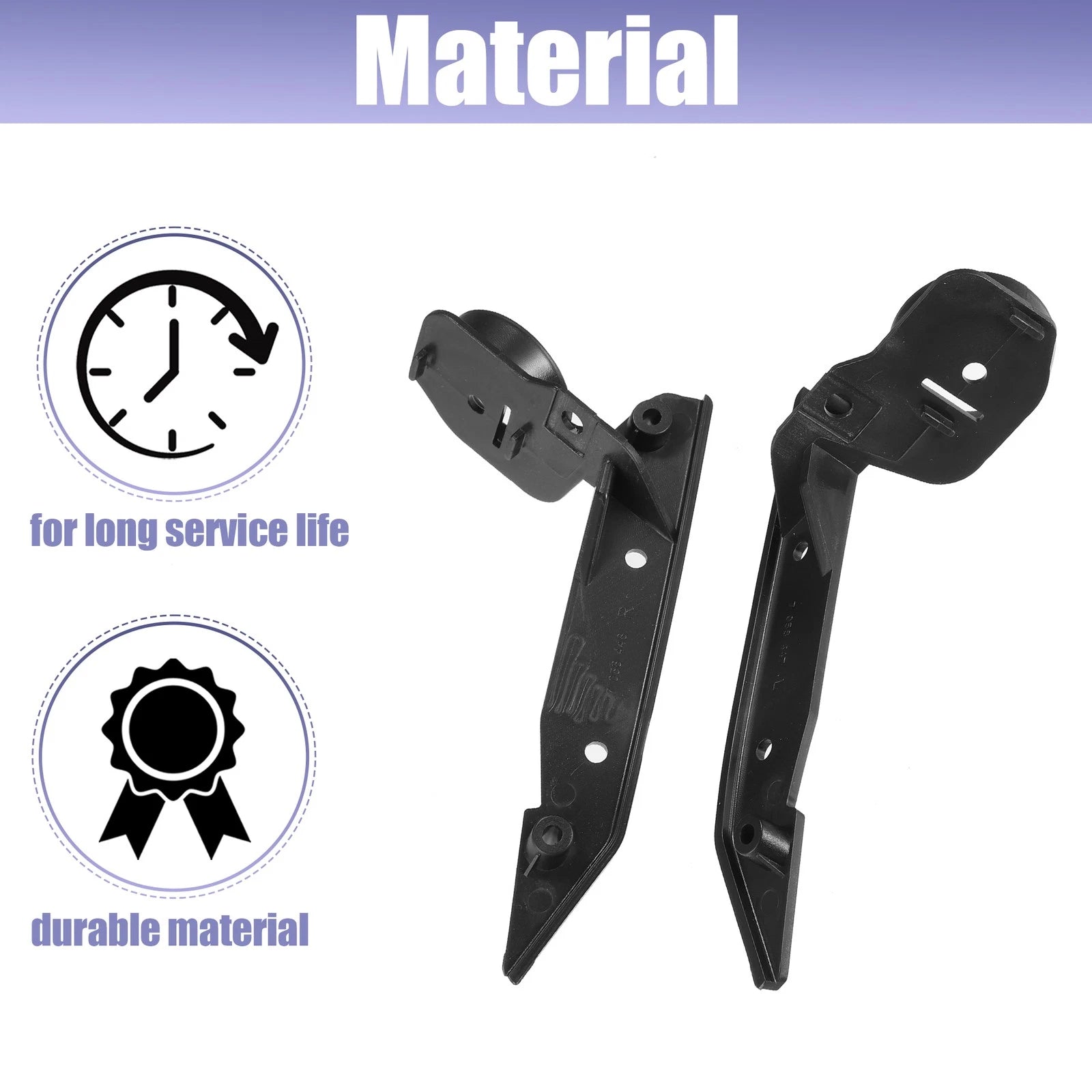 Pair Bumper Mounting Support Bracket No. 51117058447/51117058448 for BMW 325i (2006–2013)