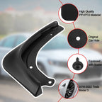 4pc Mud Flaps Splash Guards for Tesla Model 3 (2016-2024) Front & Rear
