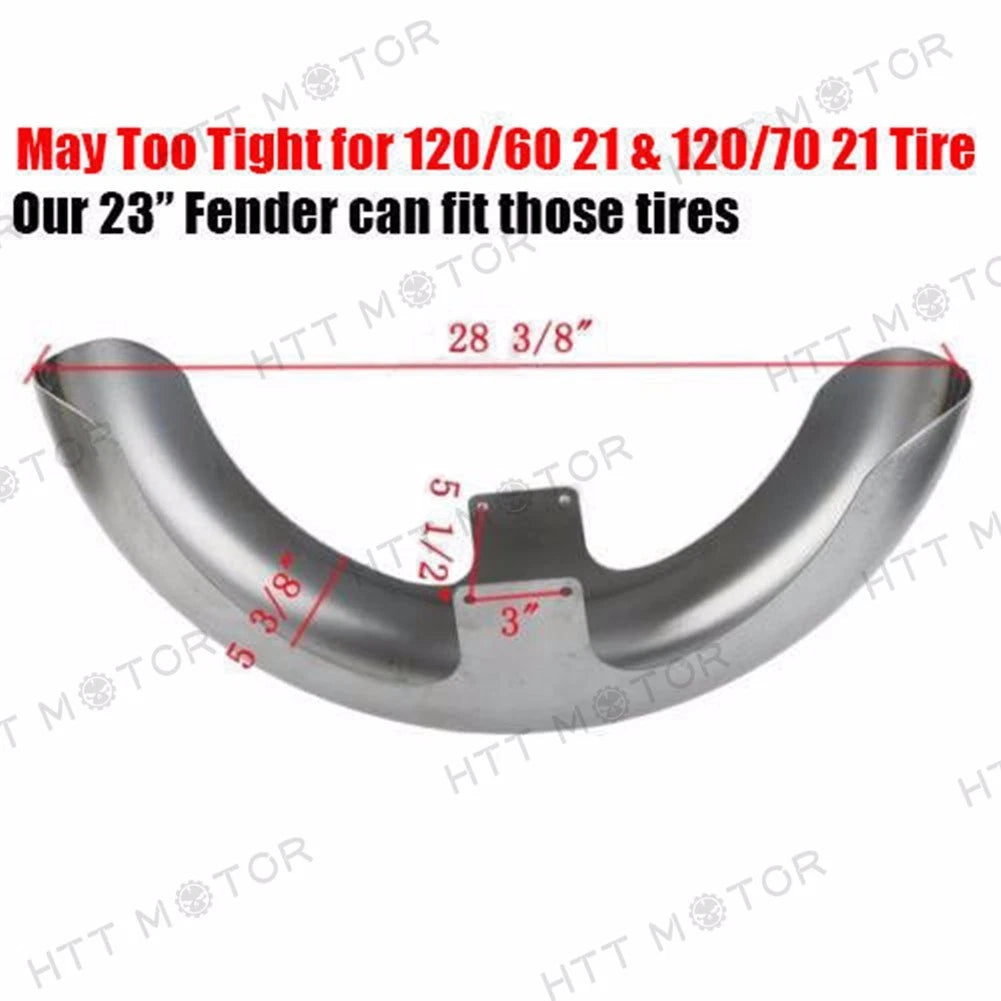 5.5" Wide Front Fender for Harley Dyna Softail (Fits 110/120/130mm Tires)