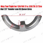 5.5" Wide Front Fender for Harley Dyna Softail (Fits 110/120/130mm Tires)