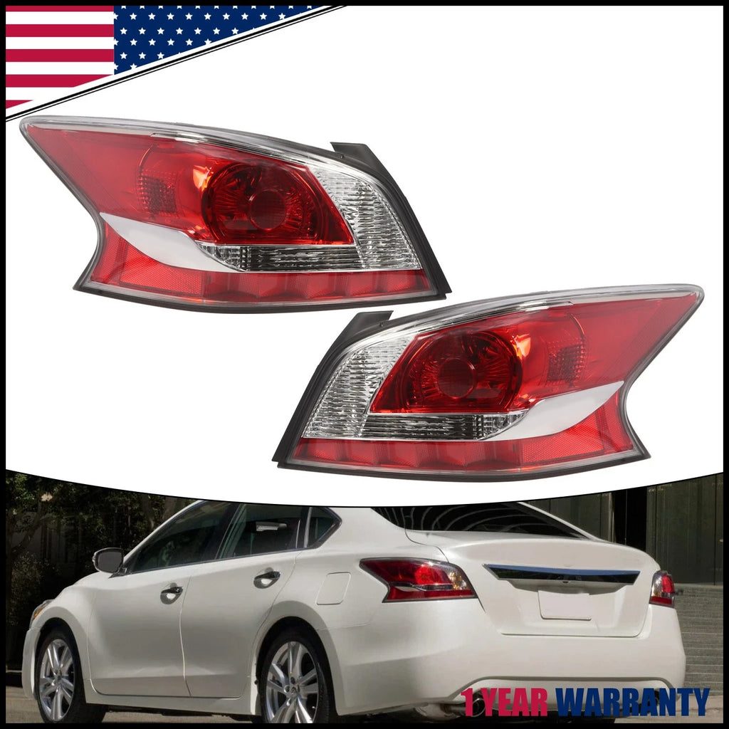 Halogen Tail Lights Left & Right Pair for Nissan Altima Sedan (2013–2015)