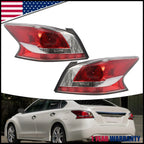 Halogen Tail Lights Left & Right Pair for Nissan Altima Sedan (2013–2015)