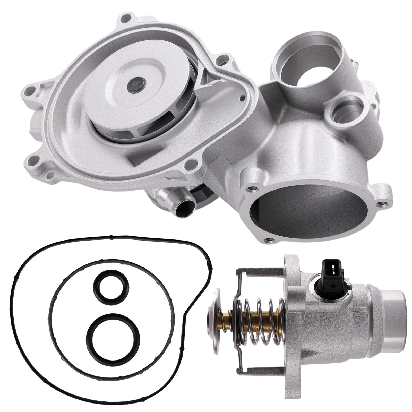 Water Pump Thermostat Housing Kit for BMW 550i 650i 750i (2006–2010) 11517586779