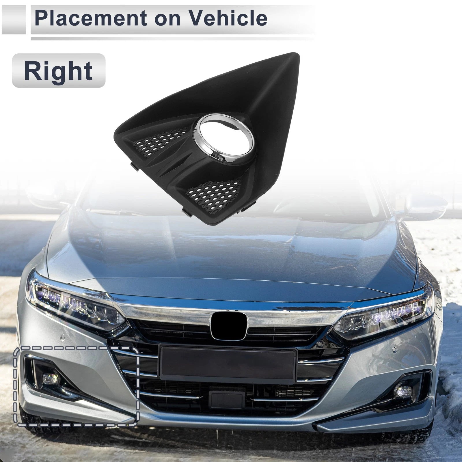1 Pc Fog Light Grill for Ford Focus (2005) No. 8M59R19952AB