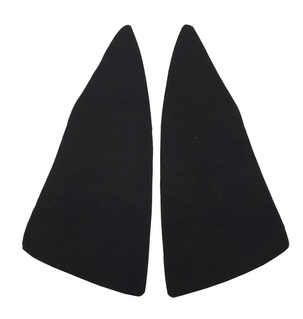 Front Door Panel Insert Cards Cover for Honda CR-V (2012–2016) Black PVC Leather