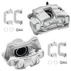 Pair Front Brake Calipers w/ Brackets for Hyundai Sonata, Kia Optima (2011–2015)