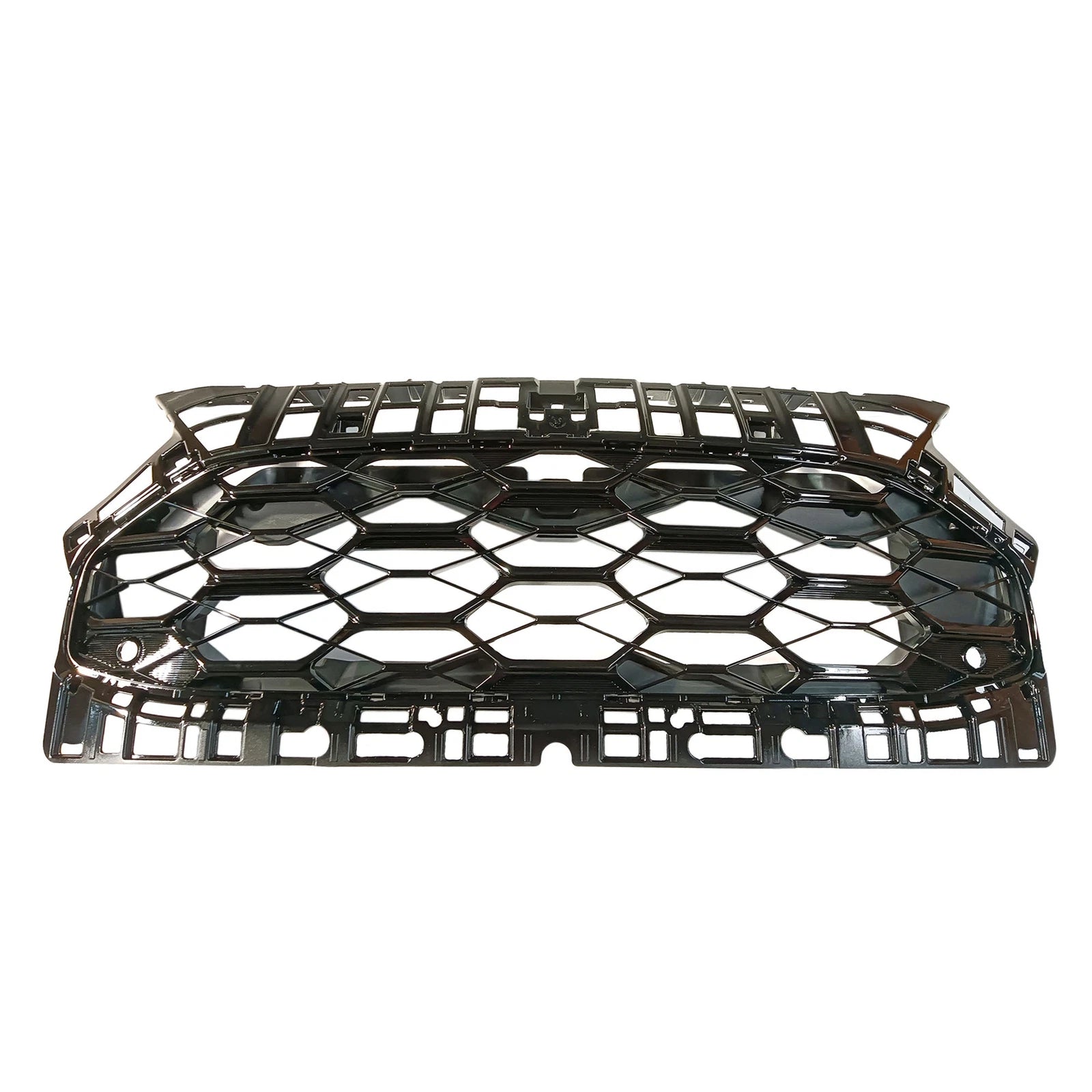 Front Bumper Upper Glossy Black Honeycomb Grill for Honda HR-V (2023)