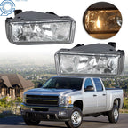 Fog Lights for Chevy Silverado 1500 2500 (2007-2013) Pair