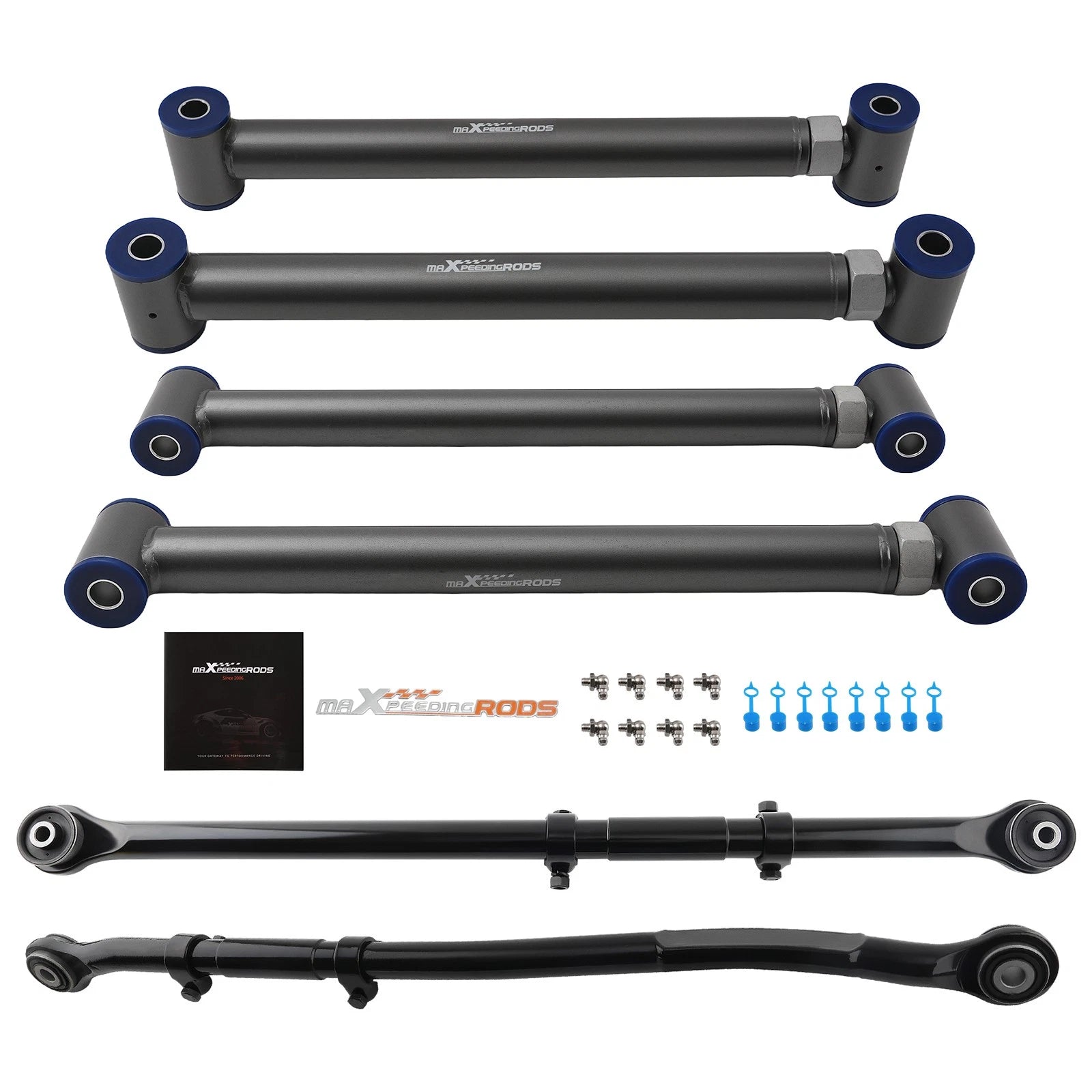 Rear Control Arms with Front & Rear Track Bars for Dodge Ram 2500 4x4 (2014–2024)