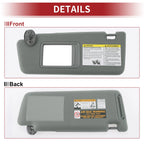 Left Sun Visor for Toyota Tacoma (2005–2011) with Mirror No. 74320-35C10-B0