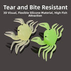 10pcs Crab Style Soft Lure for Saltwater Fishing (Realistic Action)