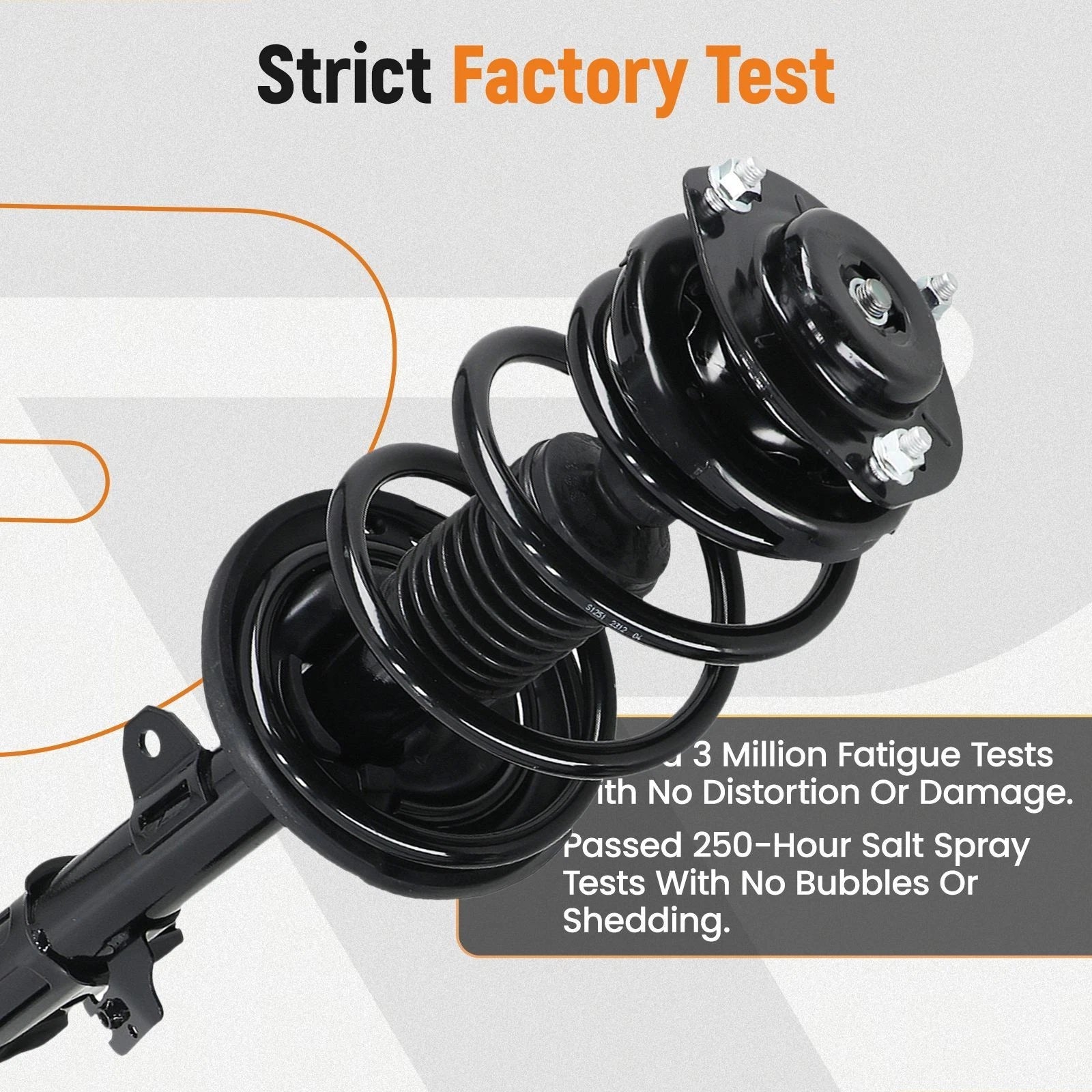 2X Front Struts with Coil Spring Assembly for Toyota Venza (2009-2012)