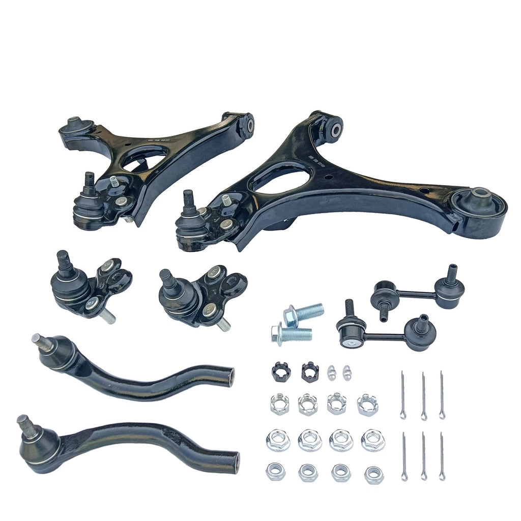 8pc Suspension Kit Control Arm Tie Rod Ends for Honda Civic 2006–2011