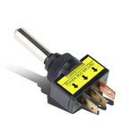 20A Green LED Billet Toggle Switch 3 Pin for Universal 12V Applications