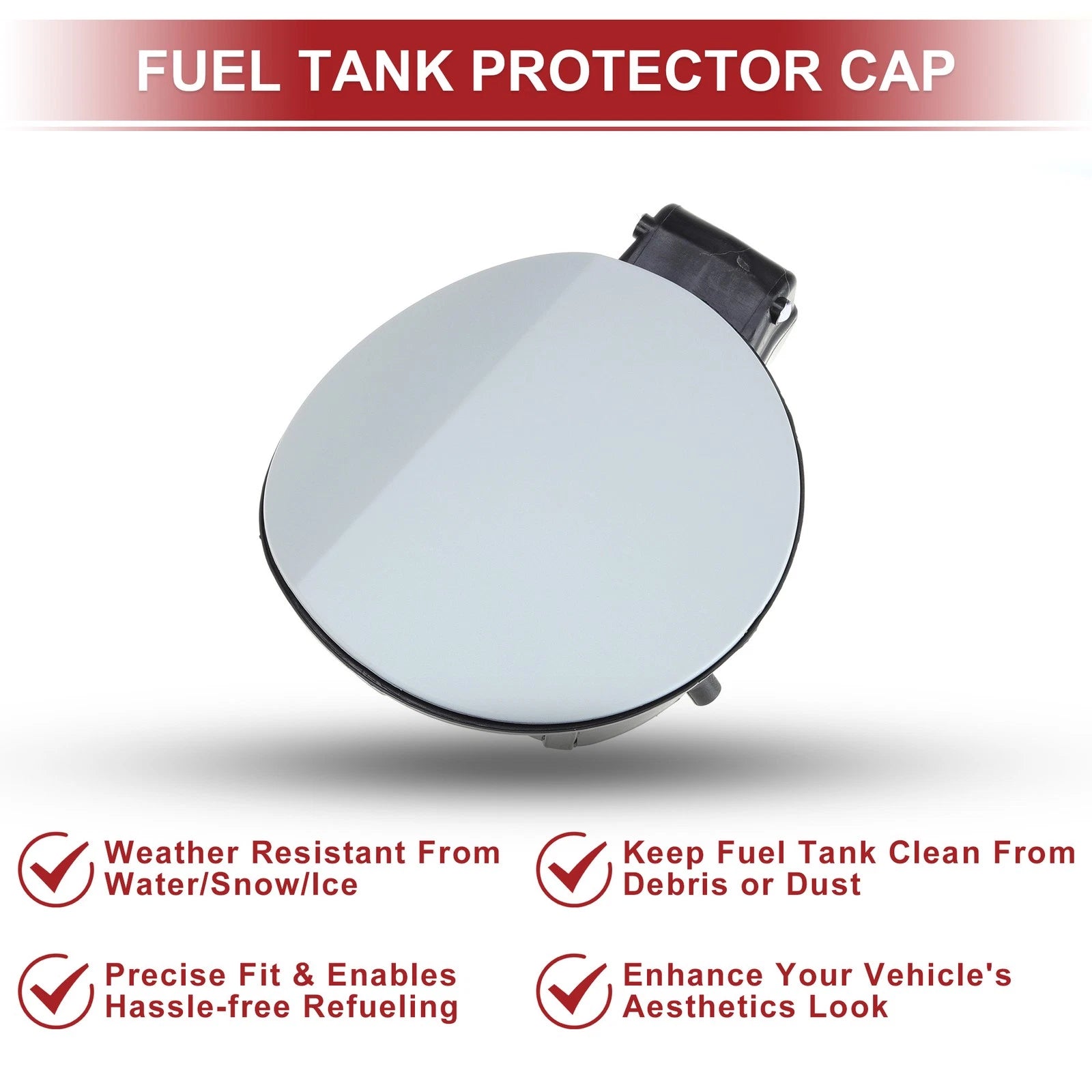 Fuel Tank Door Cap for Volkswagen Tiguan (2010–2019) Fuel Filler Flap Cover