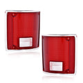 Tail Lights with Chrome Bezel for Chevrolet C10 K10 GMC Sierra (1973–1991)