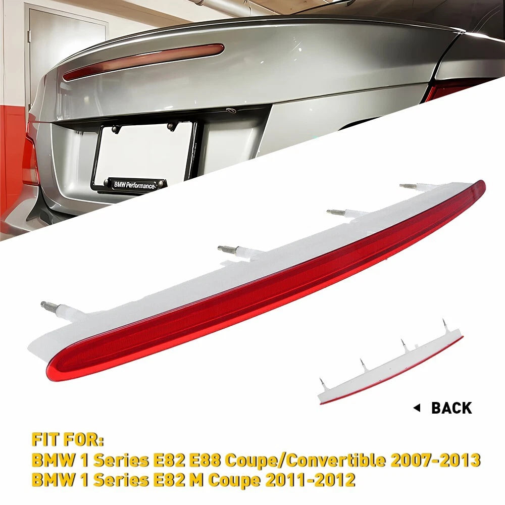 High Mount Stop 3rd Brake Light for BMW 128i 135i M E82 E88 (2008–2013)