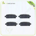 Set of 4 Metallic Rear Brake Pads for Chevrolet Cruze, Buick Verano