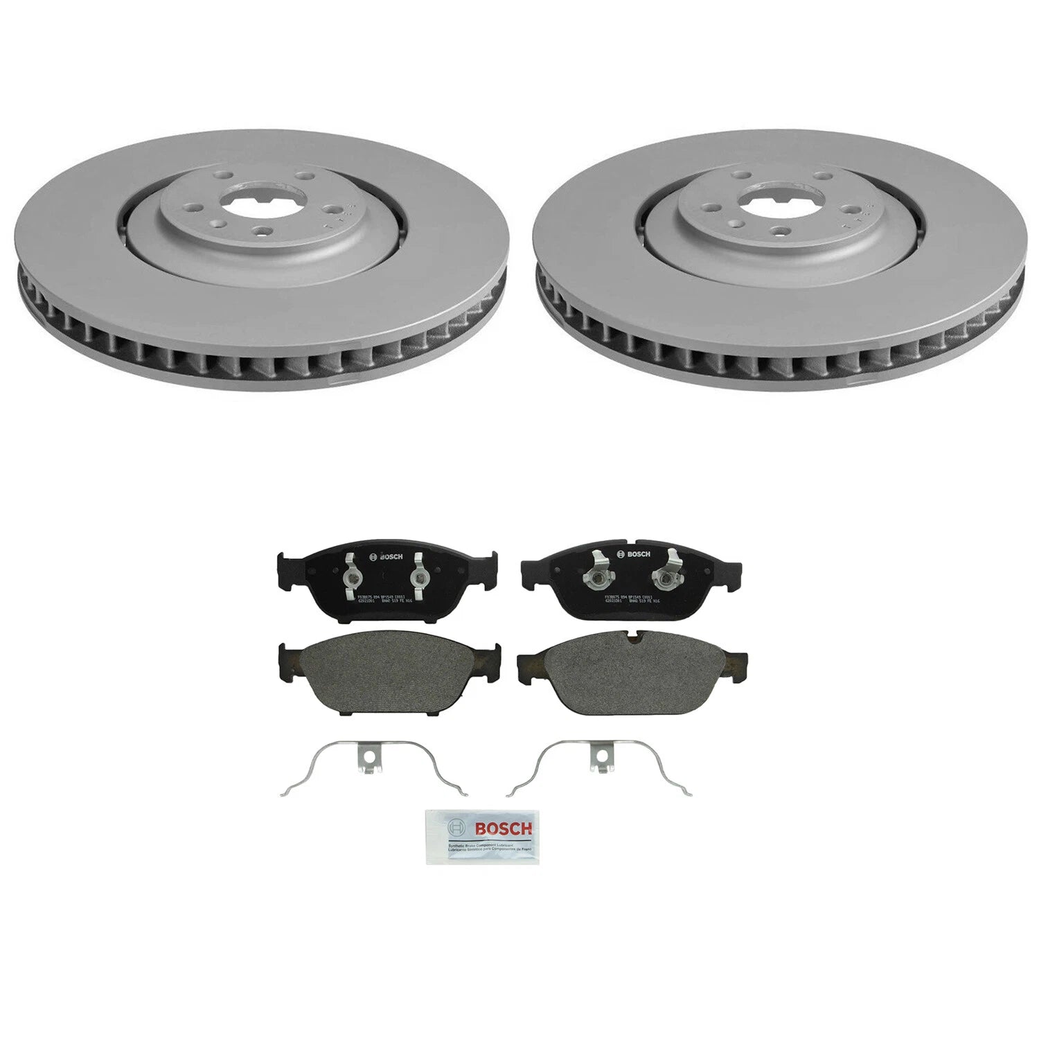 Front Rotors & Brake Pad Kit for Audi A8 Quattro (2010–2017)