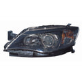 Replacement Black Driver Side Halogen Head Light Assembly (See Compatible Chart)