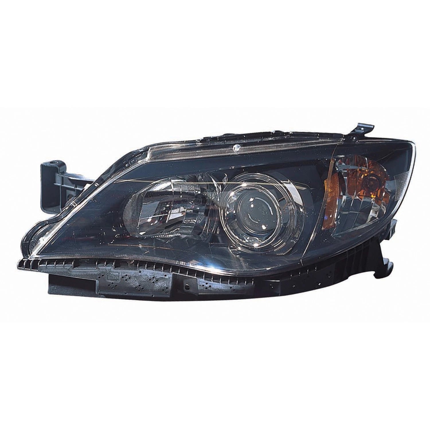 Replacement Black Driver Side Halogen Head Light Assembly (See Compatible Chart)