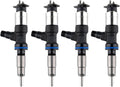 Set of 4 Fuel Injectors 370-7280 for Caterpillar CAT C4.4 (320F)