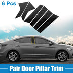 6 Pcs Windshield B Pillar Trim Garnish for Hyundai Elantra (2021-2023)
