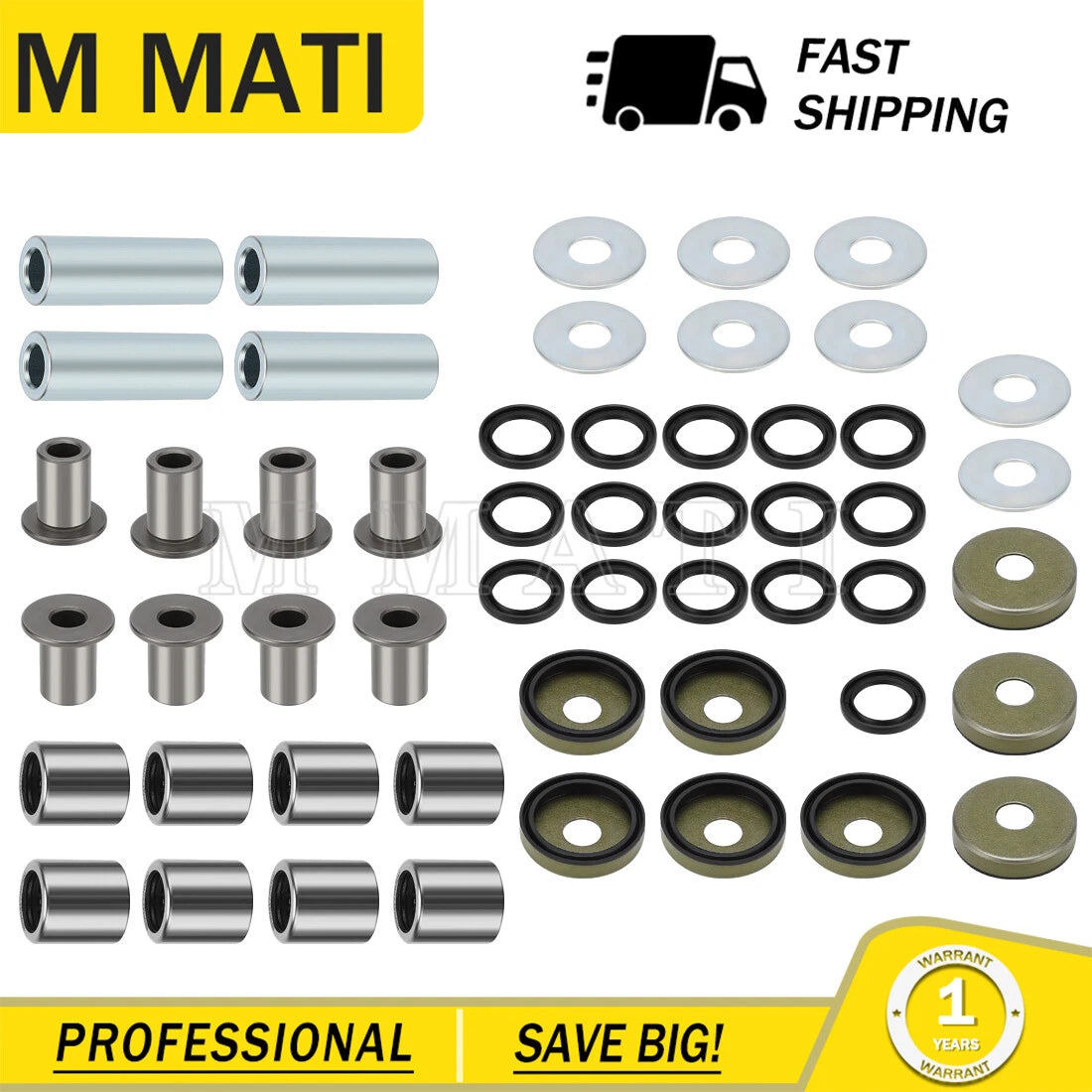 A-Arm Bushing Seal Kit for Arctic Cat ATV 400 DVX (2004–2008)