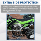Foot Peg Nerf Bars with Black Nets for Kawasaki KFX450R (2008–2015)