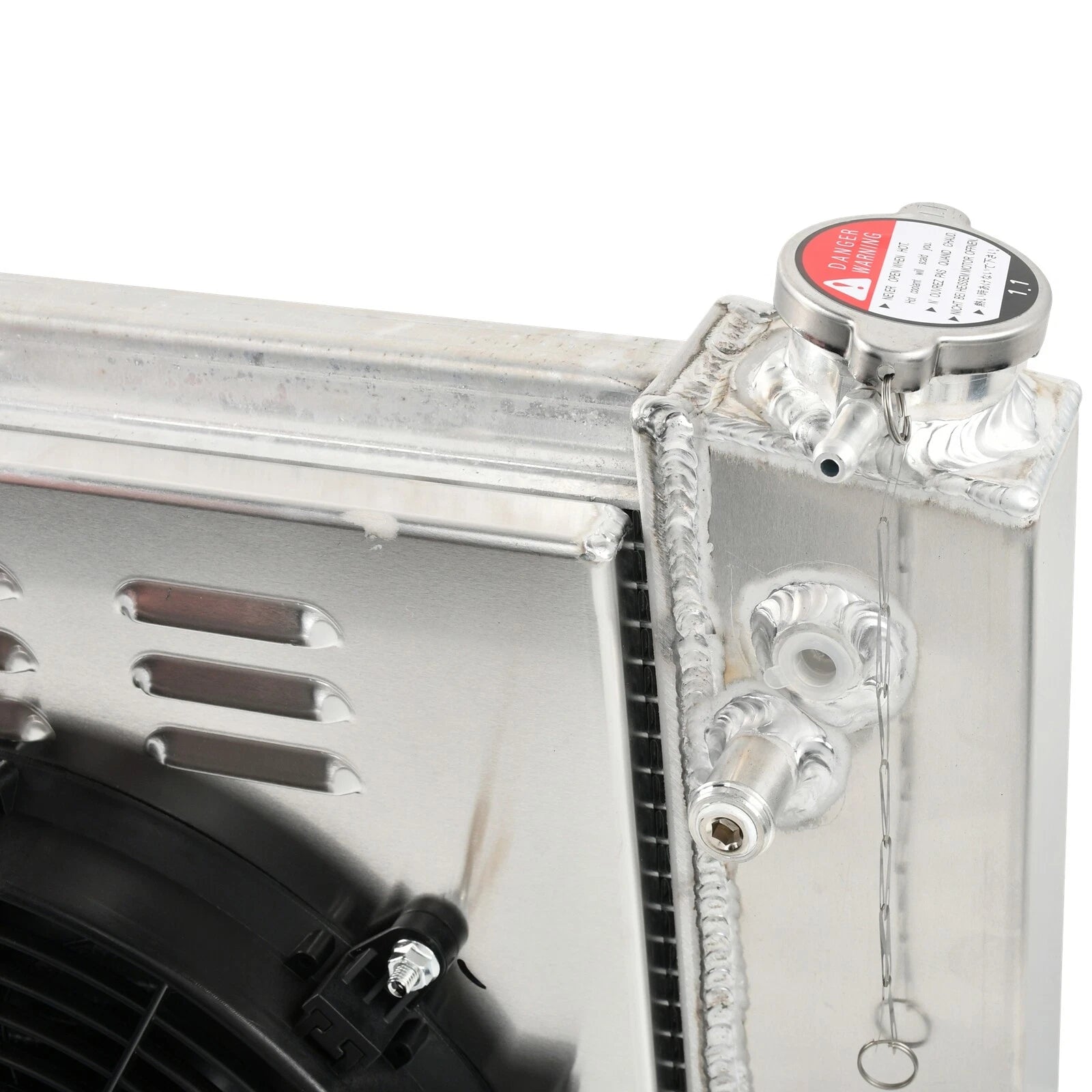3 Row Radiator with Shroud & Fan Thermostat for Chevy GMC C/K10 (1967–1972)