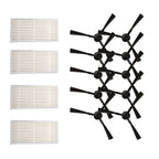 10pcs Side Brush & 4pcs Filter Mesh for Ariete Briciola (2711–2717)