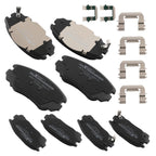 8pcs Ceramic Brake Pads Set for Chevy Equinox GMC Terrain (2010–2017)