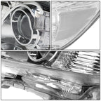 Projector Headlights for Toyota Camry (2010–2011) - Chrome Housing, Clear Corner